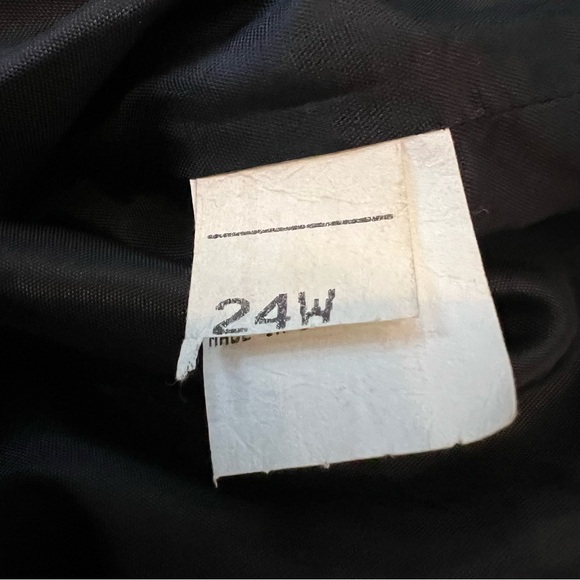 A S Elliot black lace cocktail dress with back rhinestone back accents size 24 - Picture 13 of 14